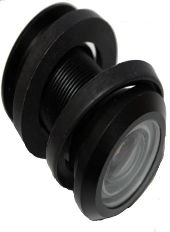 RiseOm Door Eye 180 Degree Viewer made of Brass (Black, pack of 1) - Image 2